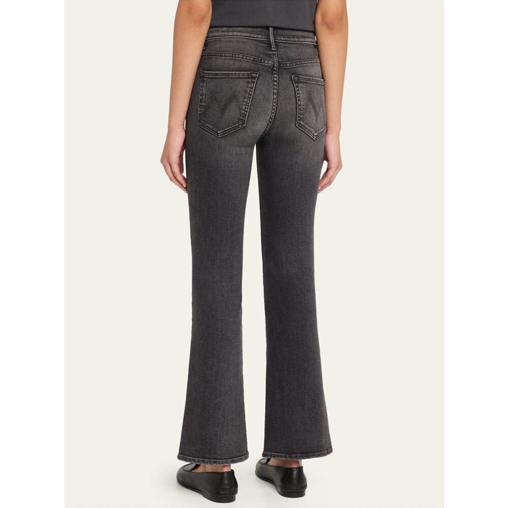 Mother The Weekender Flare Jeans Black Dark Gray Size 25 - Picture 2 of 16